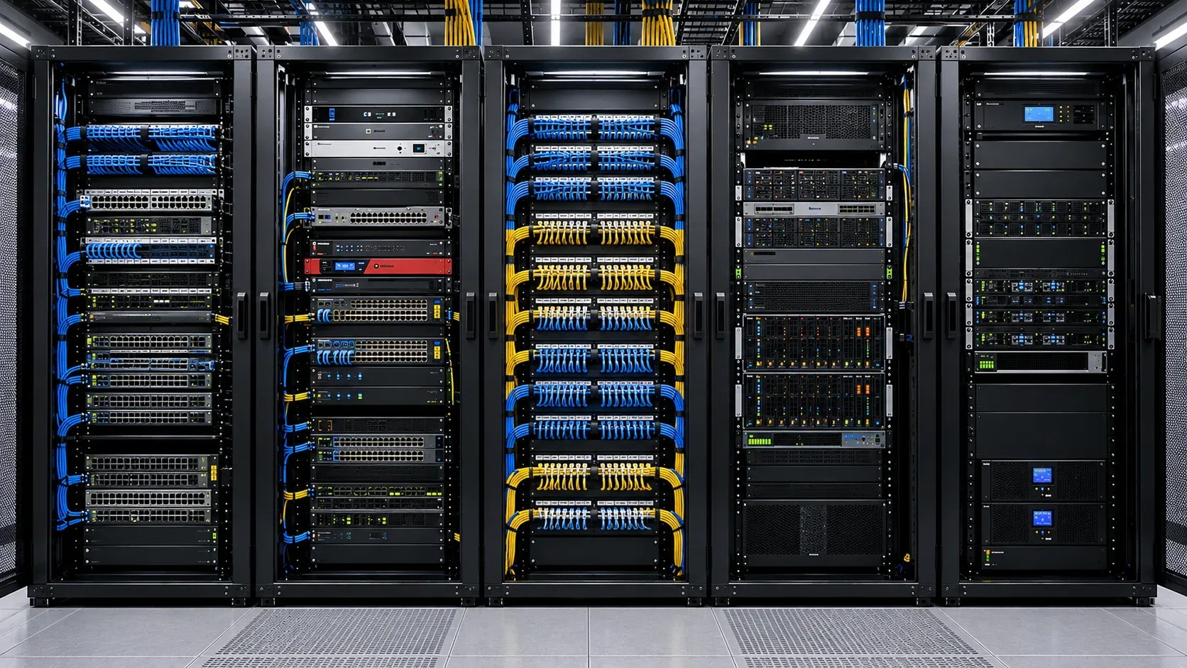 Data Centre Inter-Rack Cabling — structured cabling infrastructure