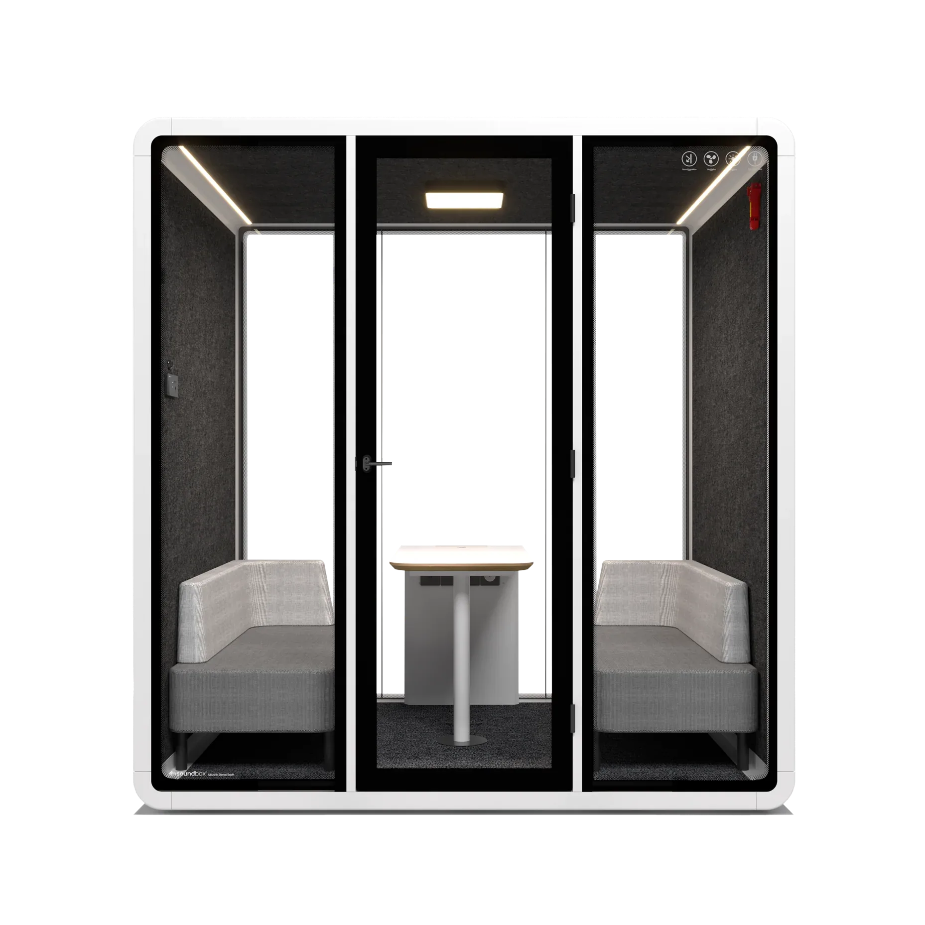 Workplace2GO quad pod