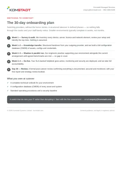 30-day onboarding plan cover