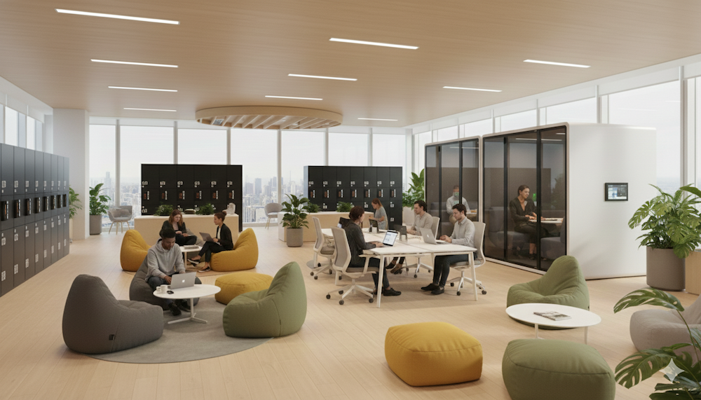 Komstadt Smart Office Solution Smart Storage Lockers