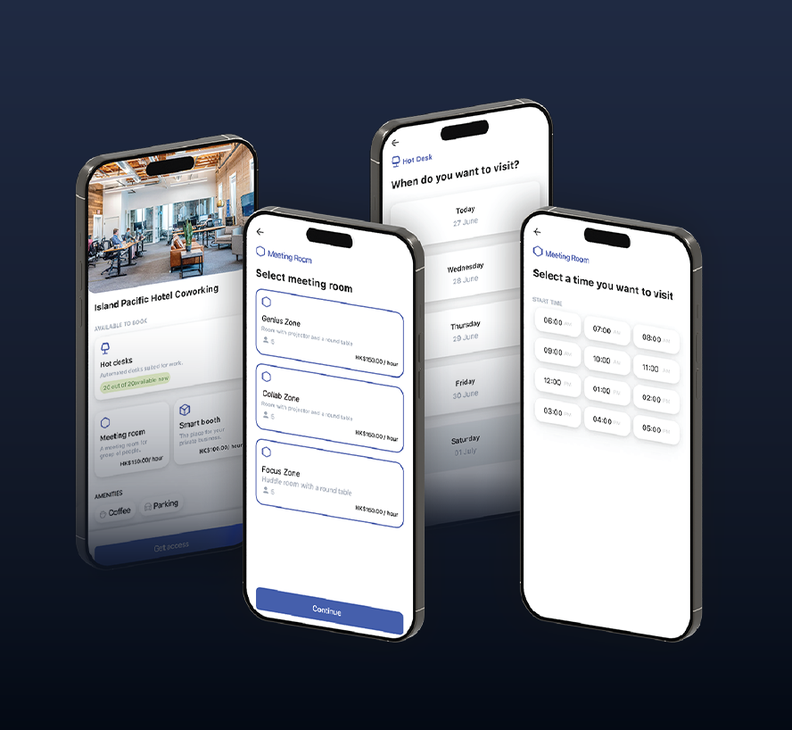 Desk Room Pod Booking Software